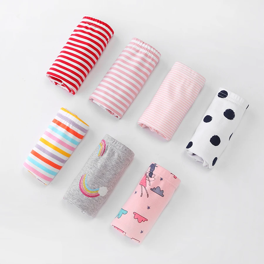 SheeCute 3Pc/Lot Baby Girls Underwear ComfortSoft Waistband Boxer Briefs Cotton Panties | Детская одежда и обувь