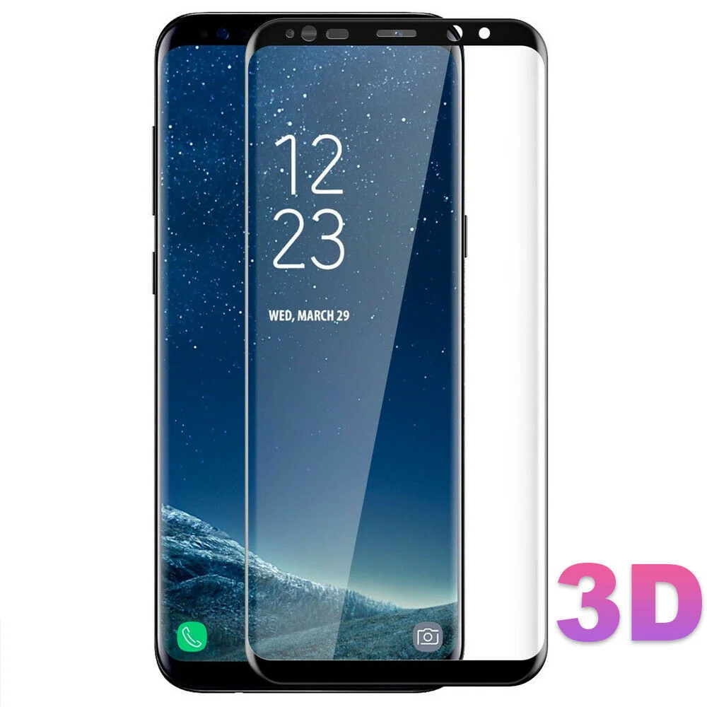 

Samsung S8 S9 S10 S20 встроенное закаленное стекло 3D пленка защита