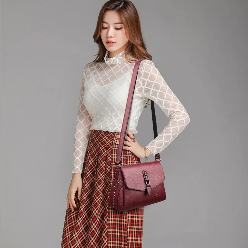 Роскошные дамские сумочки из мягкой кожи Sac a Main женские сумки дизайнерские на