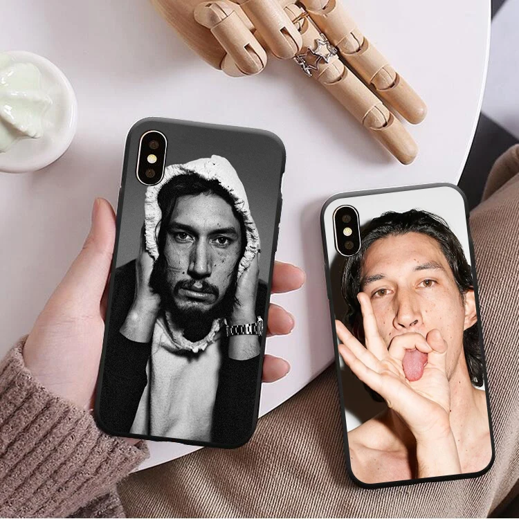 Чехол для телефона Adam Driver силиконовый чехол iPhone 11 pro XR 7 Plus XS 10 6S 8 6 Max|Бамперы| |