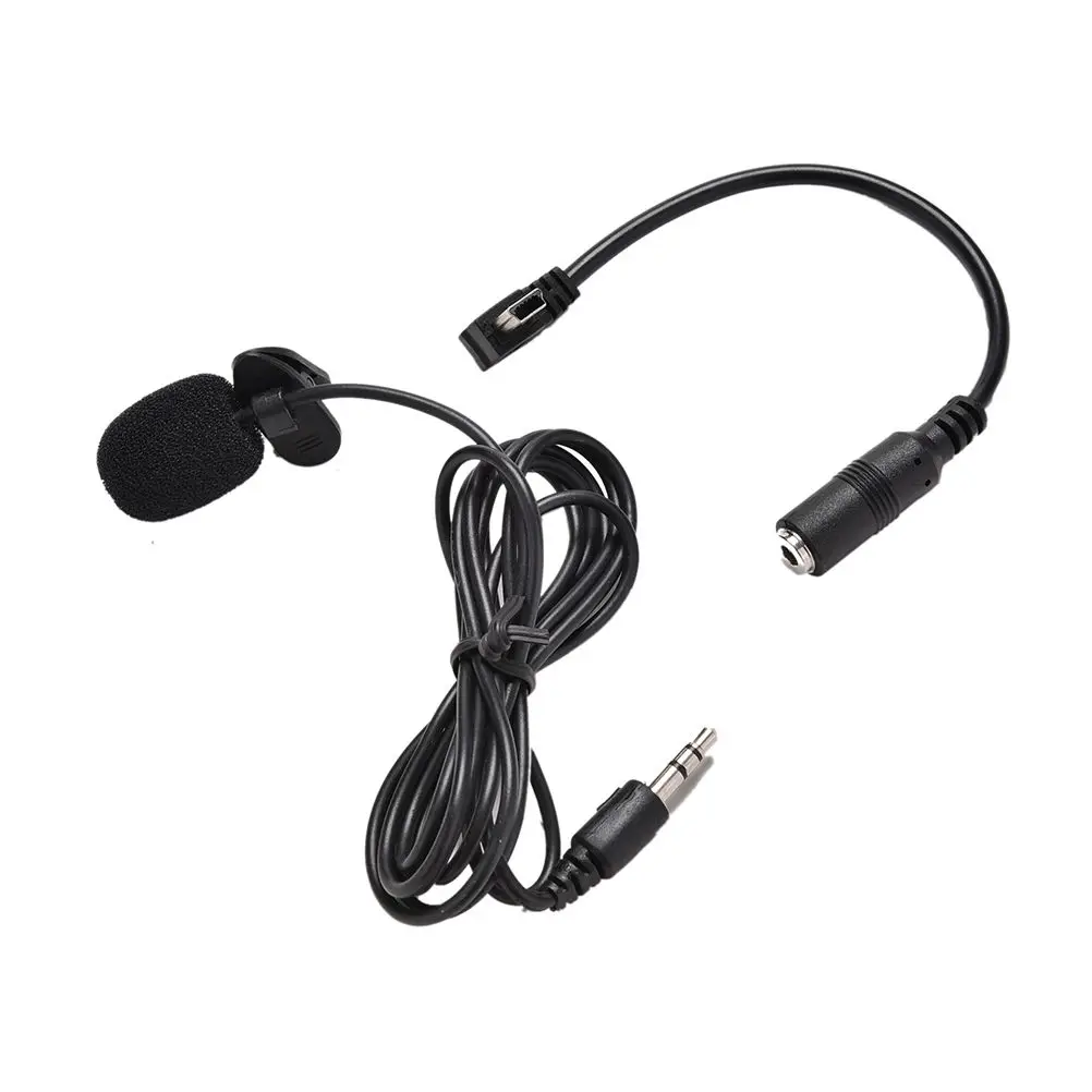 

3.5mm Black Mini Clip-on Microphone 30Hz--15KHz + Adapter Cable Suitable For GoPro Hero 3/3+ /4 Camera