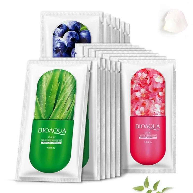 Skin Care Natural Fruit Plant Facial Mask Moisturizing Oil-Control Blueberry Cucumber Pomegranate Fruit Aloe Sheet Face Mask Skin Care Natural Fruit Plant Facial Mask Moisturizing Oil-Control Blueberry Cucumber Pomegranate Fruit Aloe Sheet Face Mask