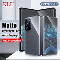 anti fingerprint matte folding full cover hydrogel film for oppo find n screen protector oppo find n protective film not glass