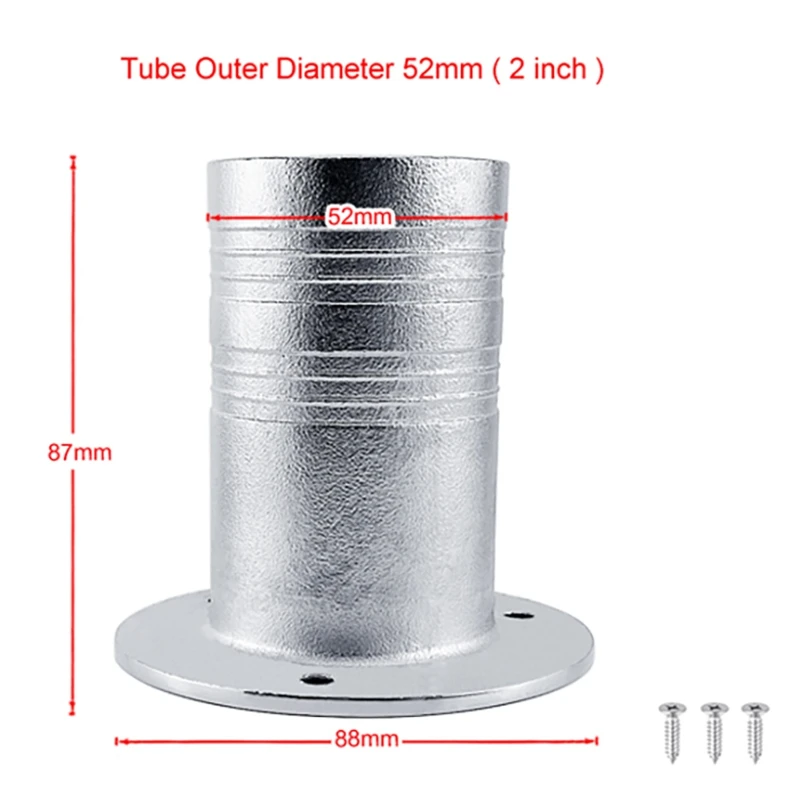 

52mm Marine Grade Stainless Steel 316 Boat Floor Deck Drain for Boat Yacht Deck Drainage Hardware Rowing Accessories