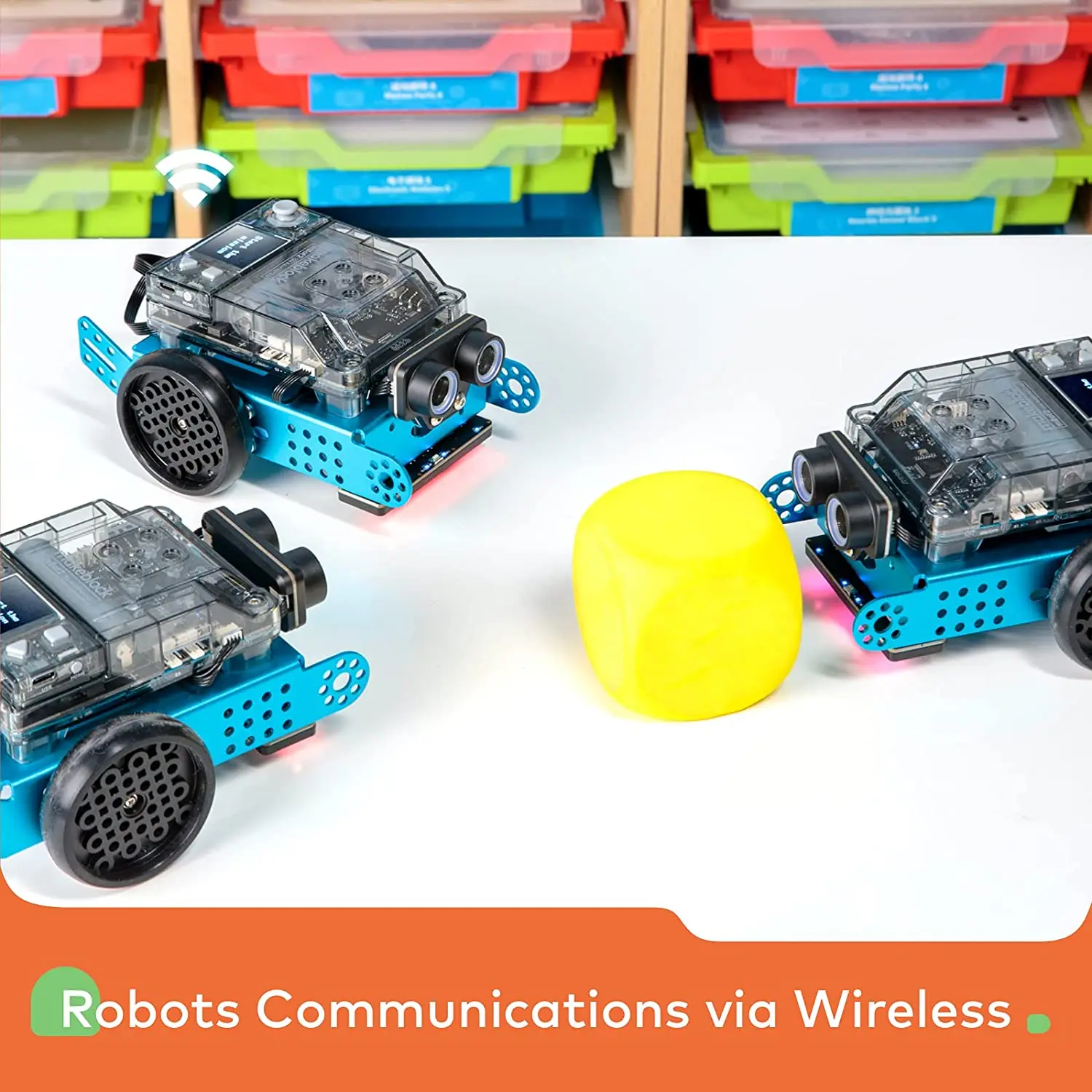 Робот Makeblock mBot Neo mBot2 для кодирования царапин питонов Wi-Fi IoT программирование ии