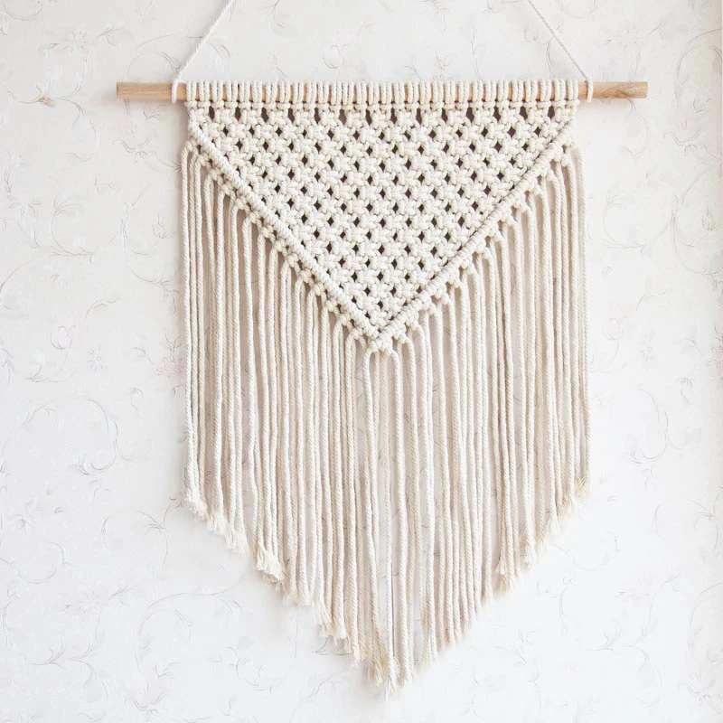

Макраме настенный гобелен ручной работы из макраме 33*50 см