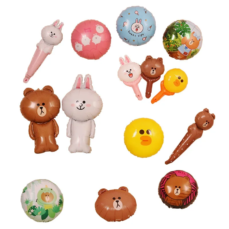 

Birthday balloon children's toy balloon animal shape baby birthday party decoration aluminum film balloon wholesale