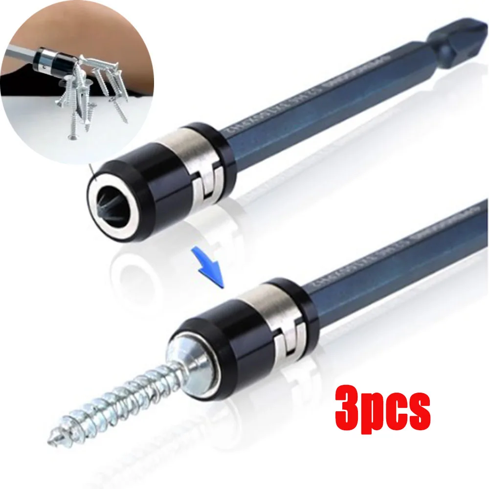 

Magnetic Ring Screwdriver Head Universal Magnetic Ring Steel Sleeve Electric Phillips Screwdriver Bit Parts Screw Pick Up Tool
