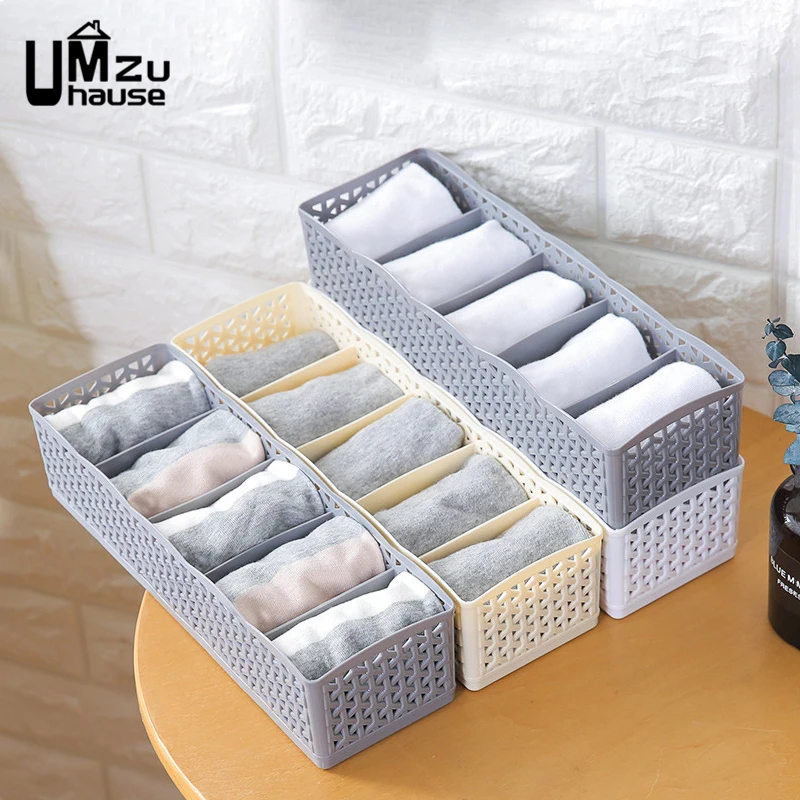Ящики для хранения носков трусиков органайзеров с разделителями ящиков шкафа