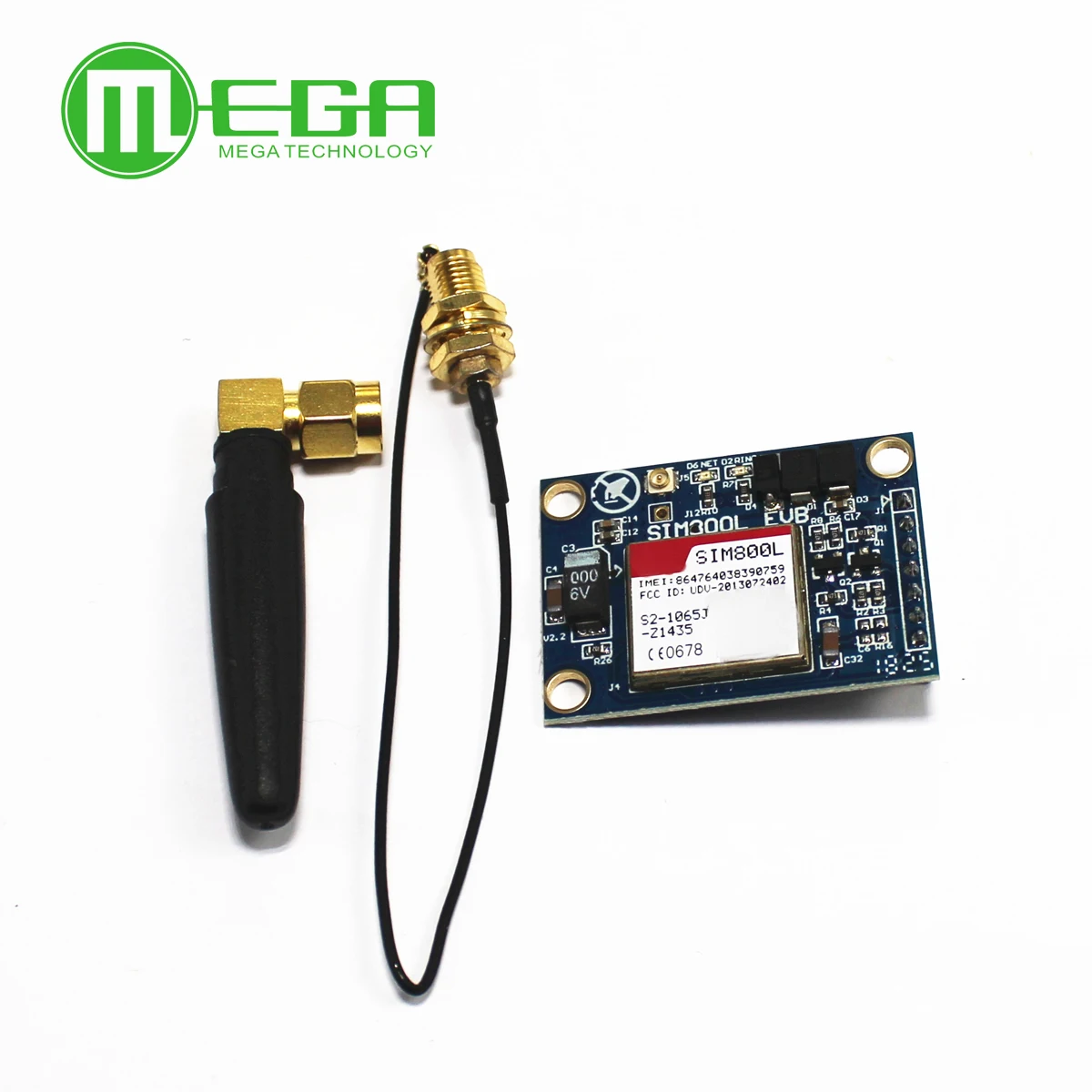 SIM800L V2.0 5V беспроводной GSM GPRS модуль четырехдиапазонный с антенной кабельный