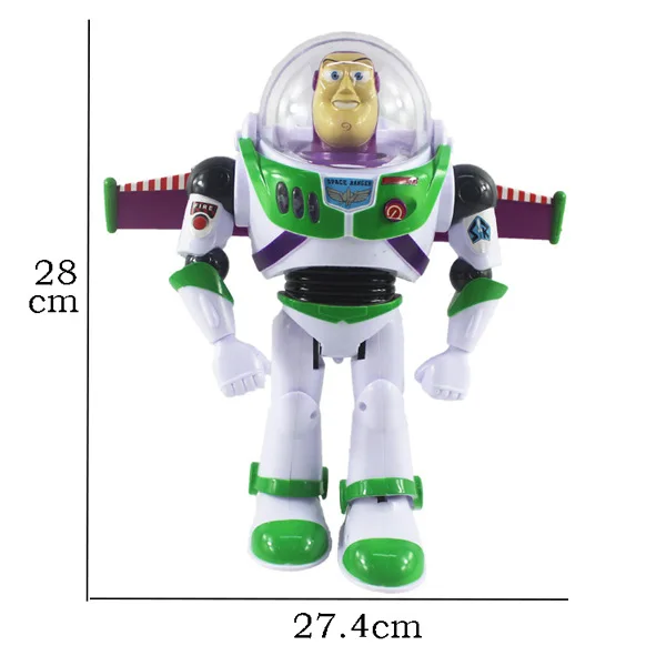 

Disney Toy Story 4 Buzz Lightyear Walking Sound and Light Model Doll Ornaments Toys Hobbies Action Figures For Holiday Gifts