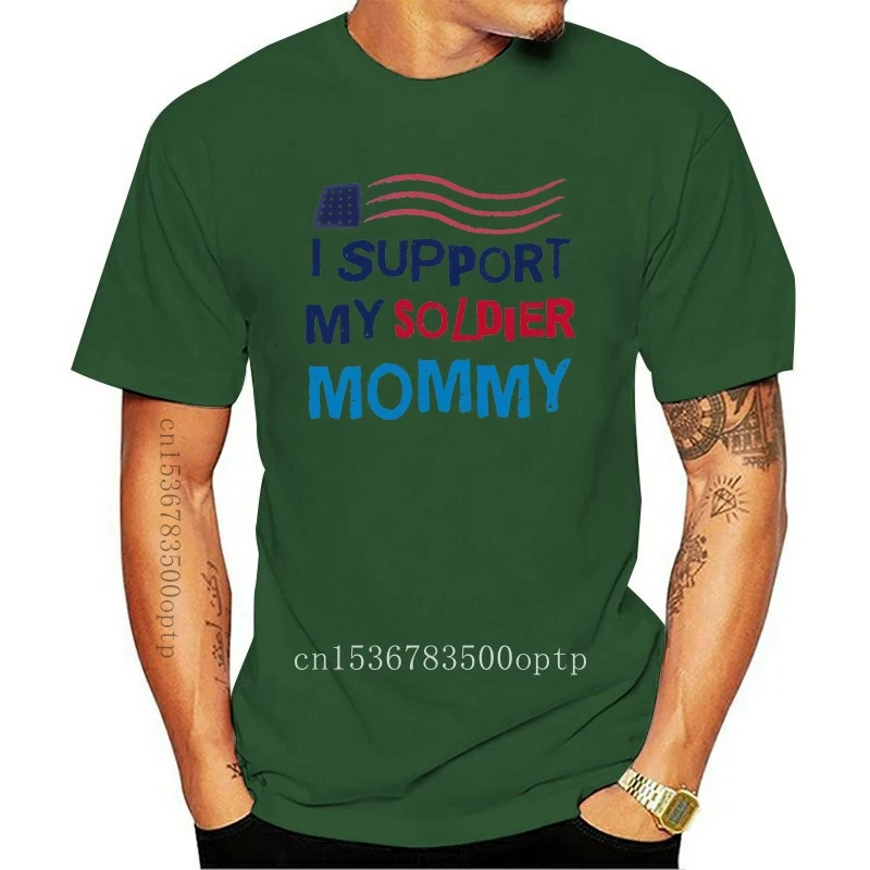 

Inktastic Soldier Mommy Support Toddler T-Shirt Mom Mothers Day Usa Flag Red Kid Style Round Style Tshirt Tees Custom Jersey Hoo