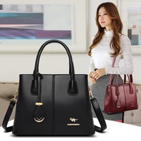 luxury designer handbag women leather shoulder bags solid color female messenger bag top handle bag hot sale lady crossbody bag