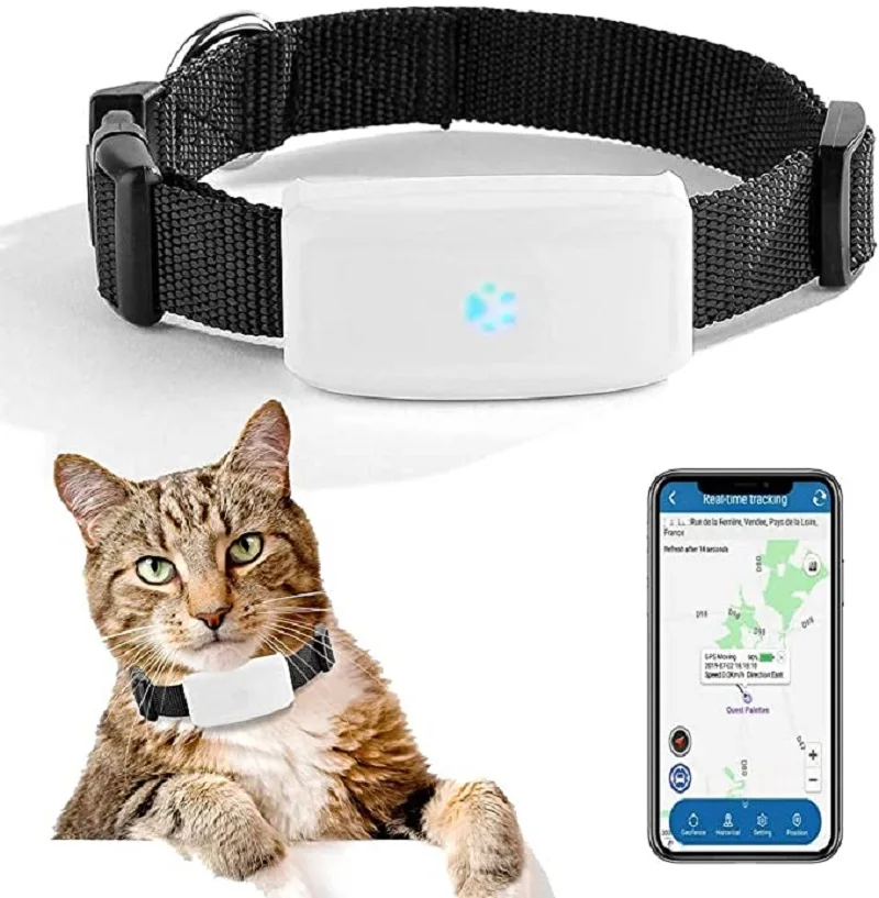 

Pet GPS Tracker No Monthly Fee WiFi + GPS + LBS Precise Positioning Suction Charging Suitable For Small Pets Of Dogs And Cat