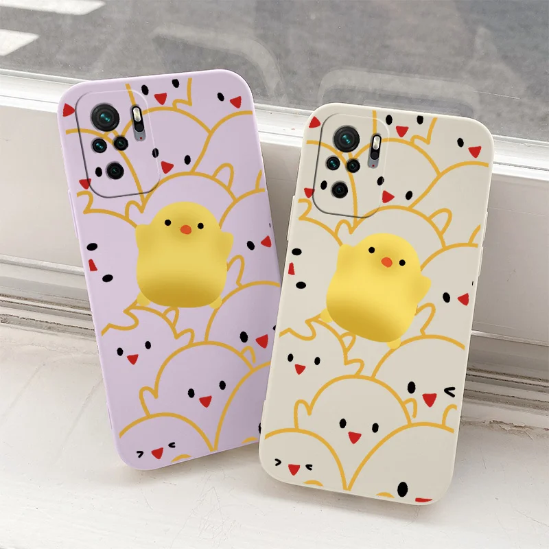 

Chick Cubs Phone Case For Xiaomi Redmi Note 10 10S 9T 9 8 7 Pro Camera Soft Back Cover On MAX Redmi 9 9A 9T K40 K30 K20 Pro
