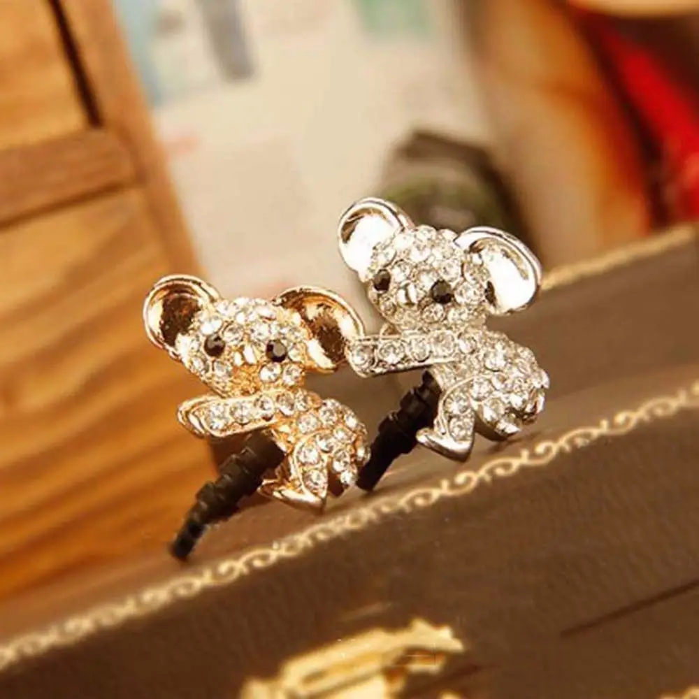 Аксессуары для мобильного телефона модный стиль милый дизайн Koala Шпилька ушей