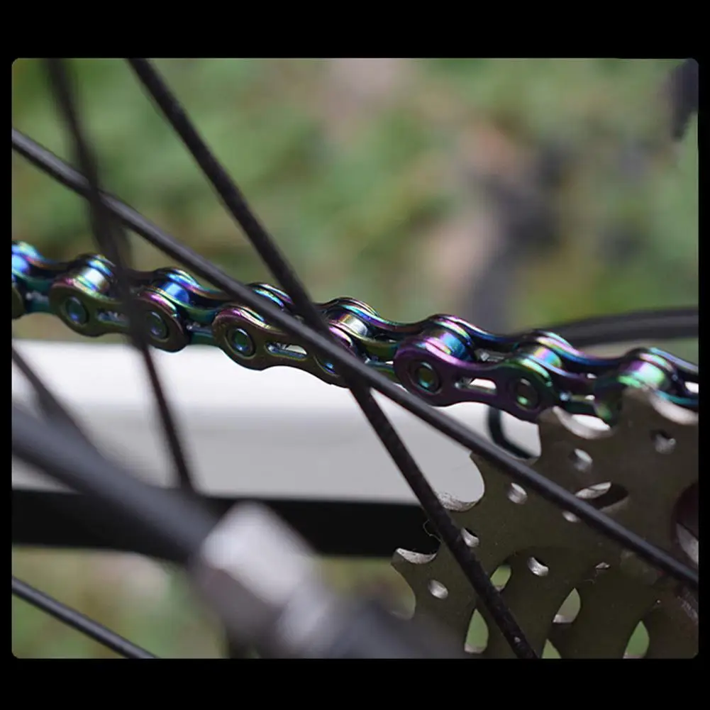

Bicycle Chain Hollow Bike Chains 9 10 11 Speed Ultralight MTB Mountain Road Bike Variable 10X10L27/30 Speed Bike Parts