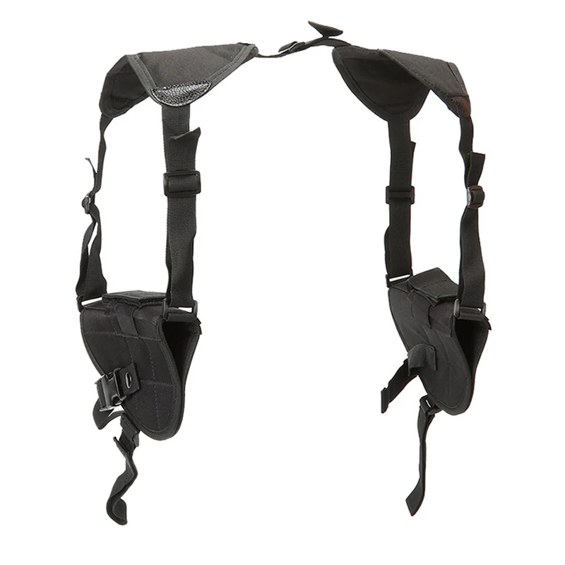Тактическая нейлоновая кобура для пистолета с двойным плечом и перекрестным