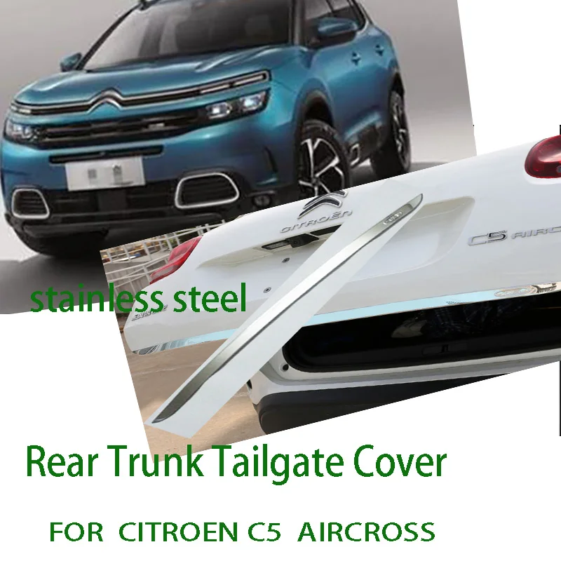 Накладка на заднюю дверь для CITROEN C5 AIRCROSS накладка хромированная бампер молдинг