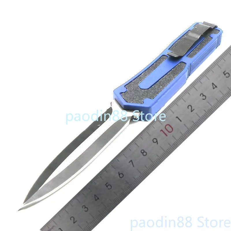 Классический синий прямой нож спасательный для выживания кемпинга охоты