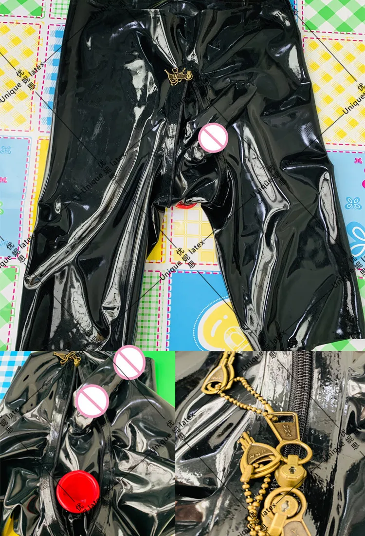 Мужское латексное нижнее белье замок скрытые два презерватива |