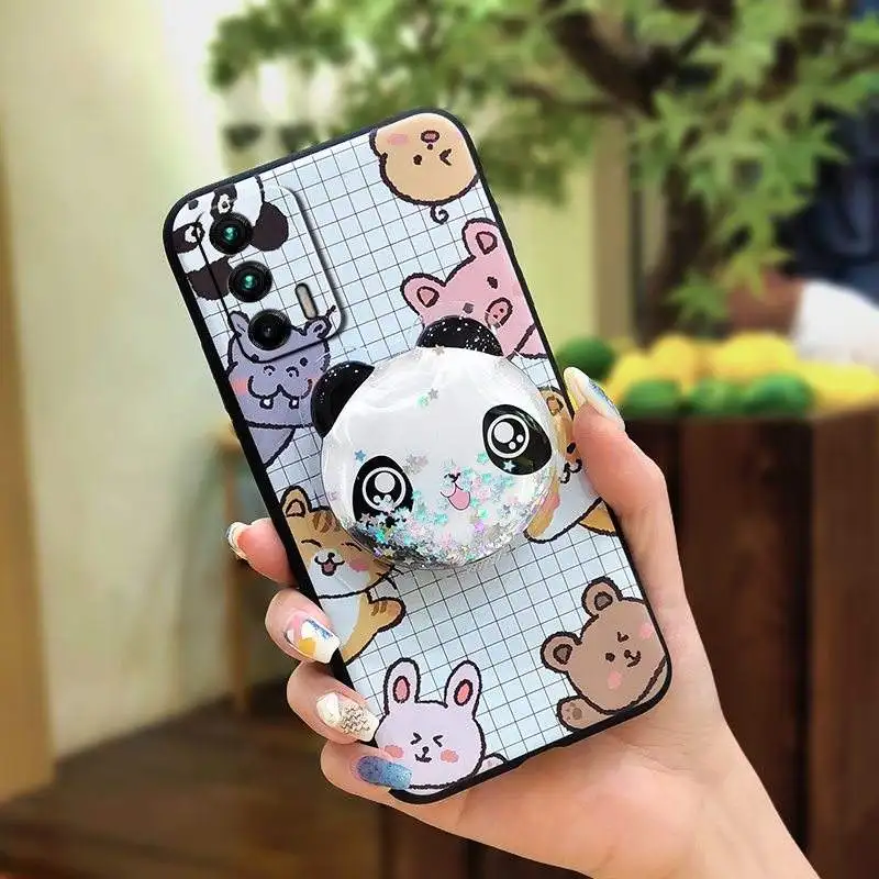 

smartphone webcam 2021 Newest Back Cover For OPPO Realme GT Soft TPU Holder Cellphone Cover Lens Protection Phone Case f
