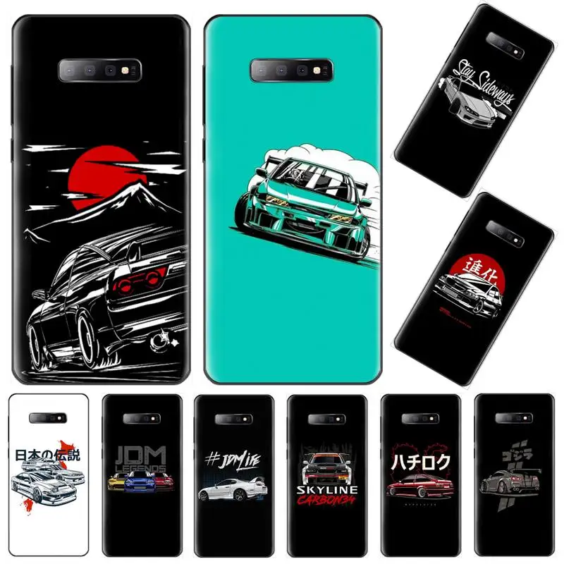 Спортивный автомобиль jdm Дрифт чехол для телефона Samsung Galaxy S7 S8 S9 S10 S10e S20 s21 s30 plus lite
