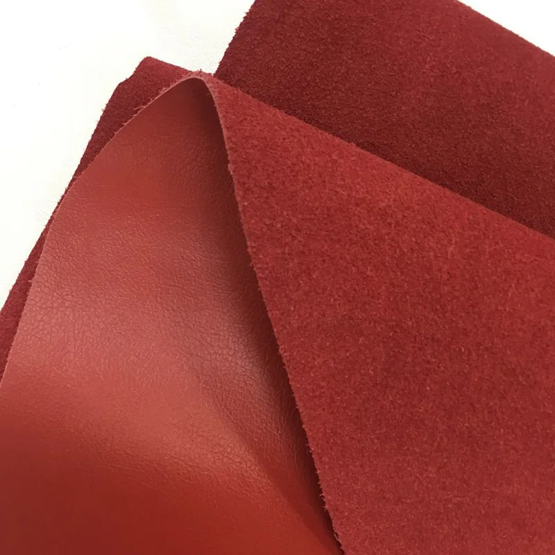Воловьей кожи полиуретана зерна surfa 1,4 мм окна кирпичной стены красных листьев сильное растяжение укрепления Yak; кожа с микрофиброй в складочку