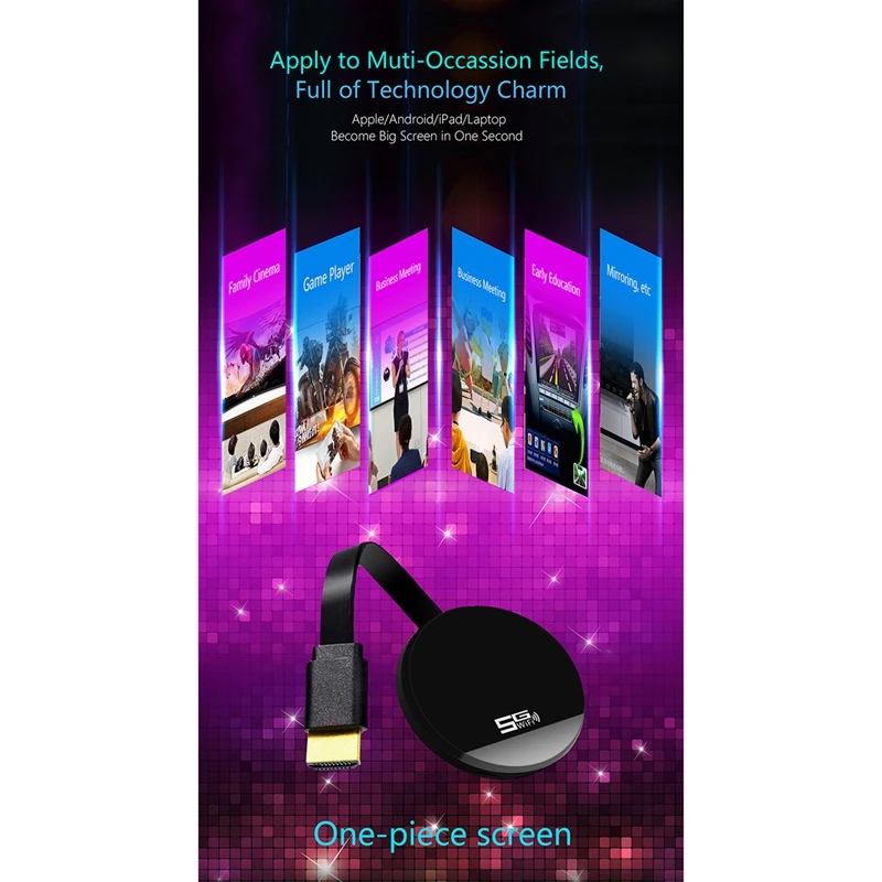 

G4 TV Dongle 1080P TV Stick WiFi Dongle Display Receiver for Android Netflix YouTube for Ios Mac Wireless Display