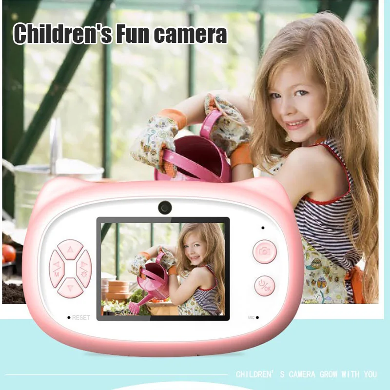 

JOZUZE 2.0 inch Screen Kids Camera Mini Digital 12MP Photo Children Camera with 600 mAh Polymer Lithium Battery Toys Gift