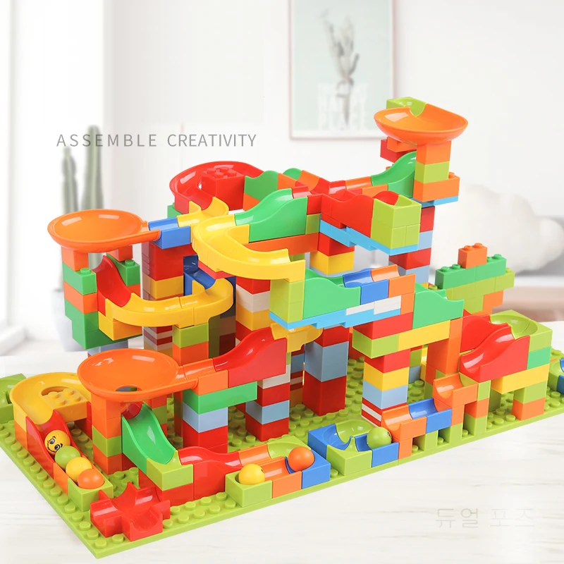 Строительные блоки из мрамора 165/330 шт. Классические Мини Набор игрушечных