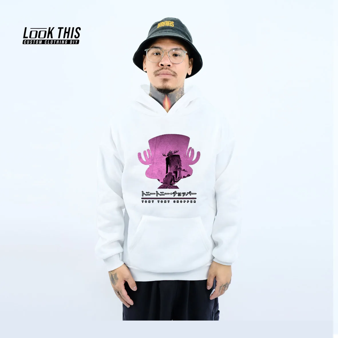 

ONE PIECE Man Hoodies Pullover Print Loose Sweatshirts Hoodies Funny Anime Chopper Print Hoodies Mens Long Sleeve Oversized Tops