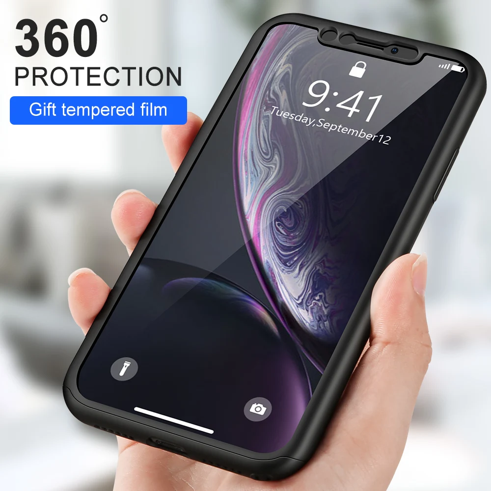 Рамочный чехол 360 Полное покрытие для телефона huawei P30 P20 P10 Lite Honor 10 6X 7X 8X 8A 9 Mate10 20 P