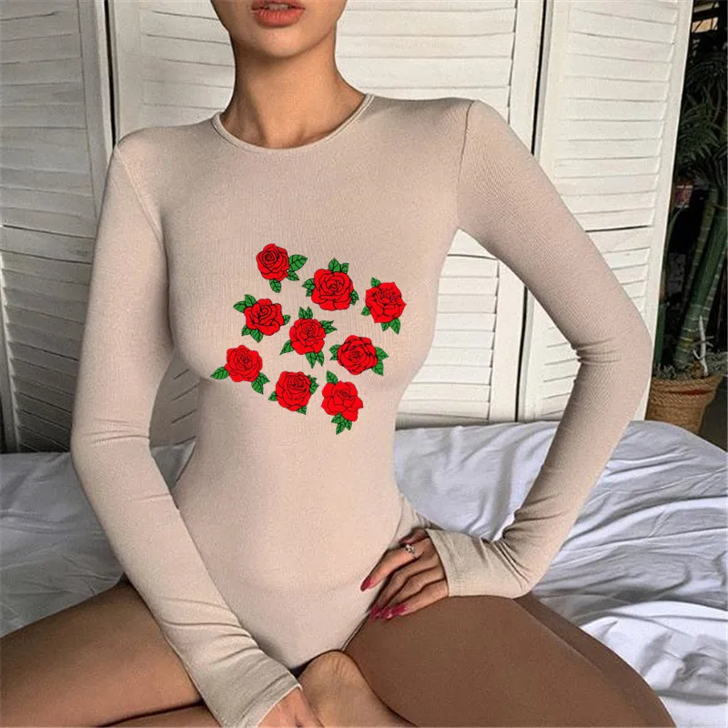 Модные нашивки из ПВХ одежда с принтом в виде множества роз термопечать футболки