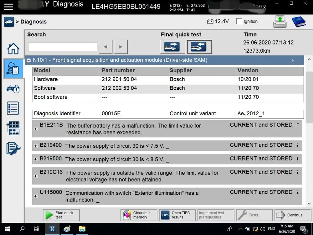 V2020.6 MB SD C5 подключение компактная Диагностика 5 звезд с SSD плюс компьютер CF19 4 Гб