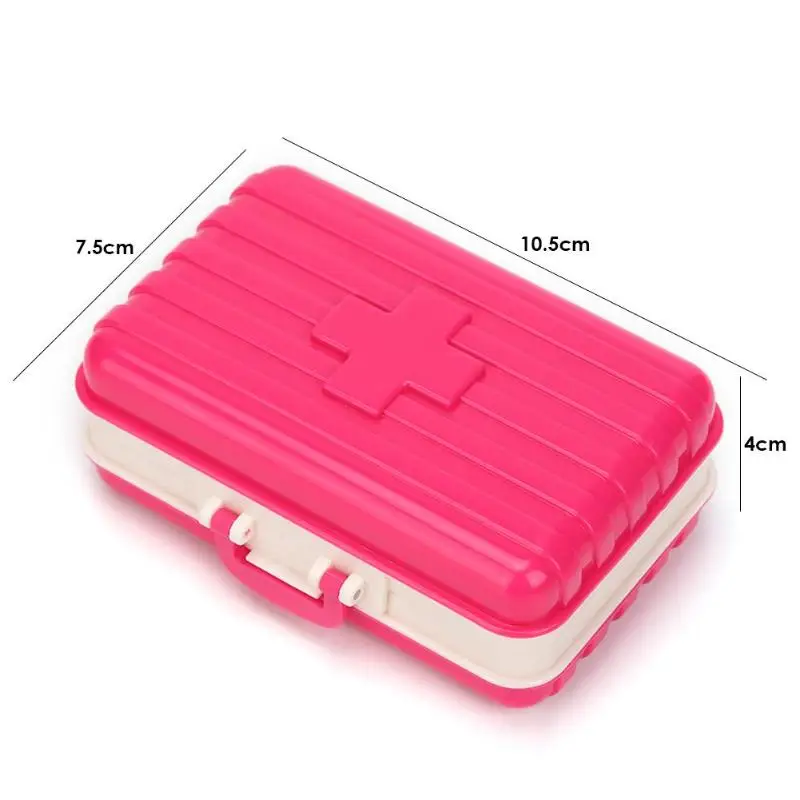 Новая симпатичная коробка для таблеток дорожная лекарств многоразовые 6 сетки