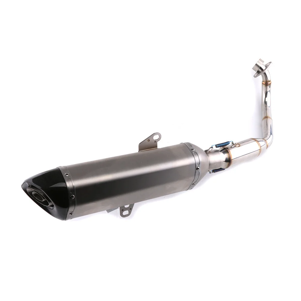 

It is applicable to the modified exhaust pipe muffler assembly 18 of stainless steel Imitation Titanium for For Honda Forza 300