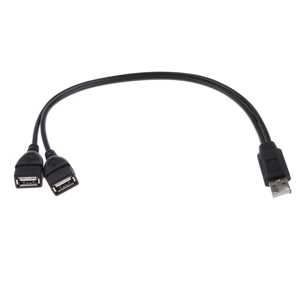 USB сплиттер кабель папа мама 2 порта концентратор шнур (только один порт для