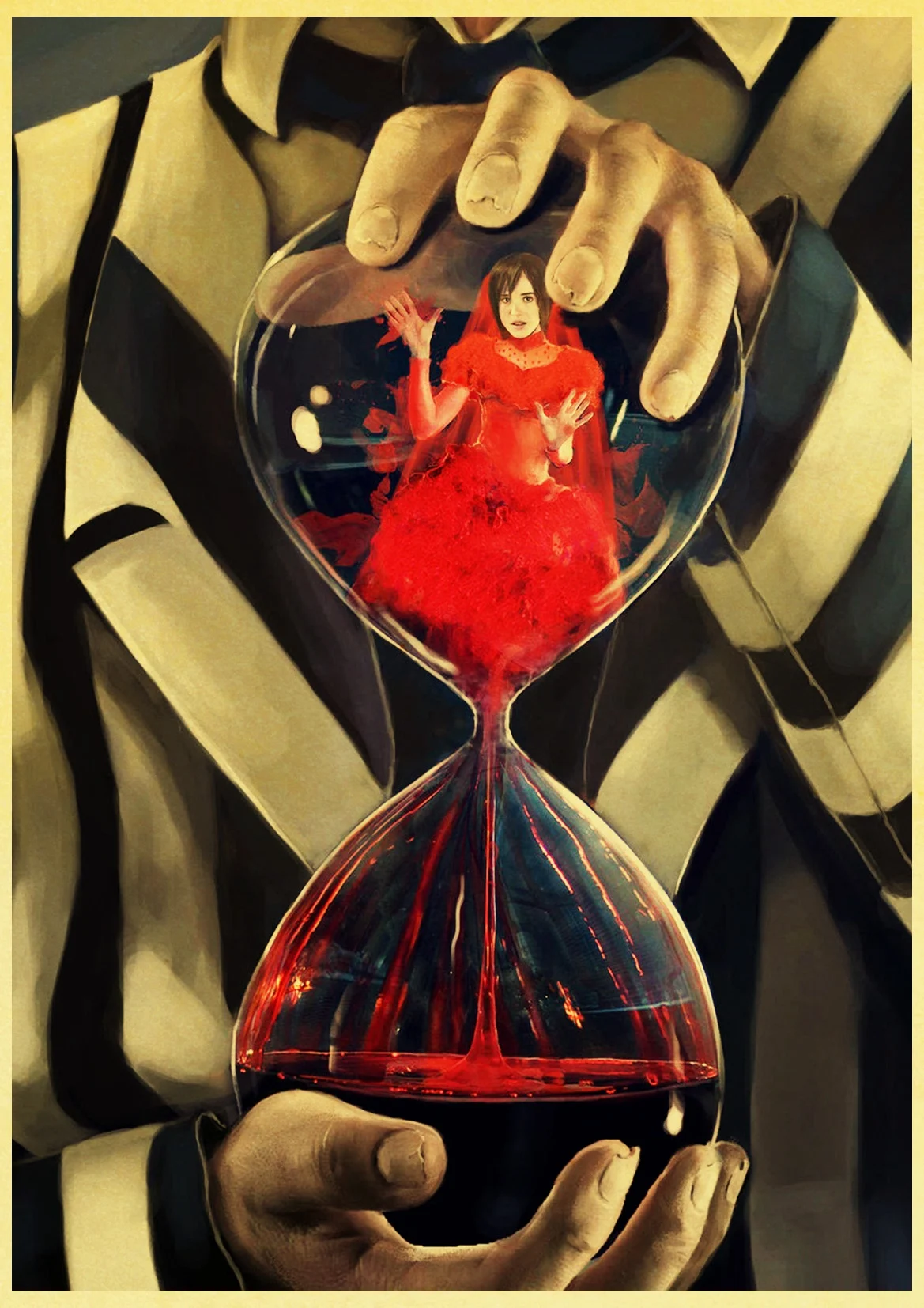 

Horror film COMEDY beetlejuice Retro Poster Vintage poster Wall Decor For Home Bar Cafe interior deor