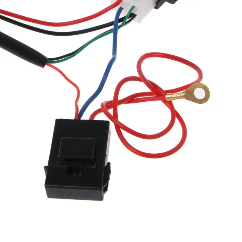 Универсальный 12 В 40 А релейный жгут проводов с переключателем ВКЛ./ВЫКЛ. Комплект