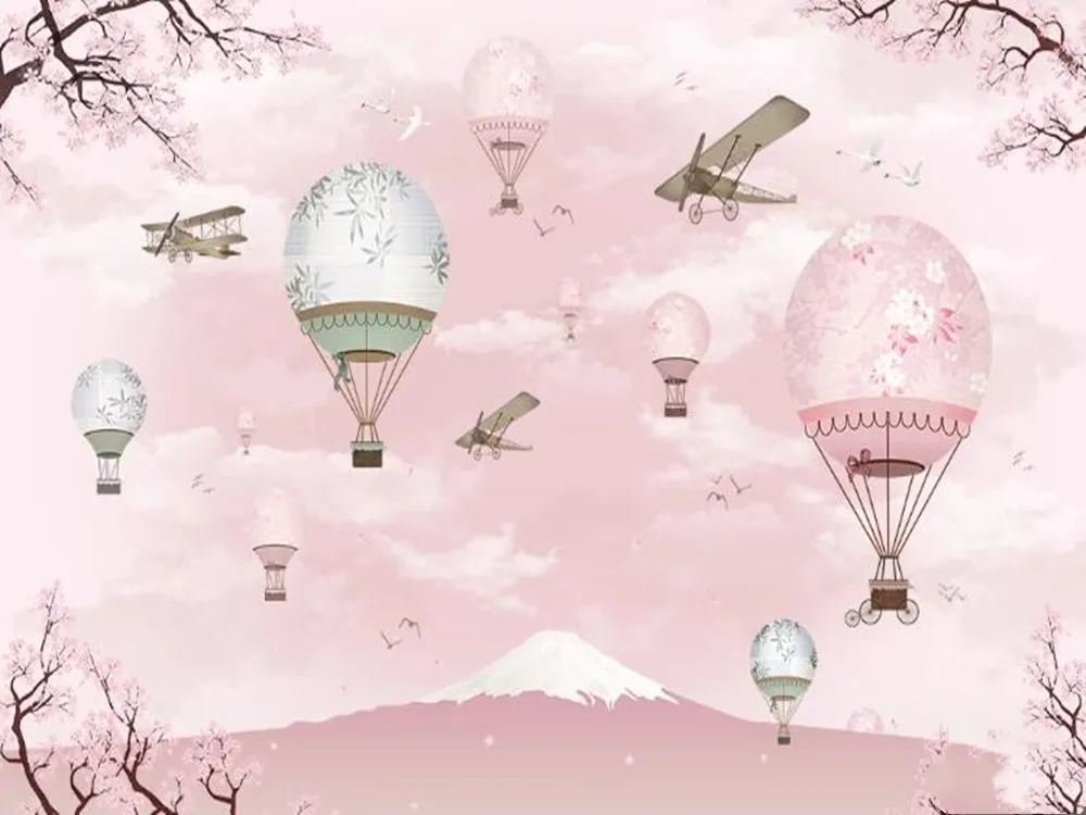 3D скандинавский мультяшный воздушный шар Milofi на заказ большой фон для телевизора