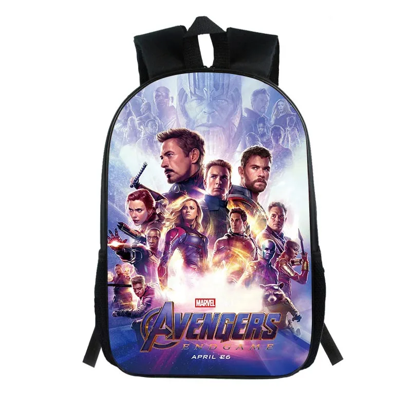 8 Школьный рюкзак для мальчиков, Мстители Marvel, эндгейм, 3D рюкзак, Детский рюкзак, школьная сумка, подростковые детские модные сумки для малышей - Цвет: 8