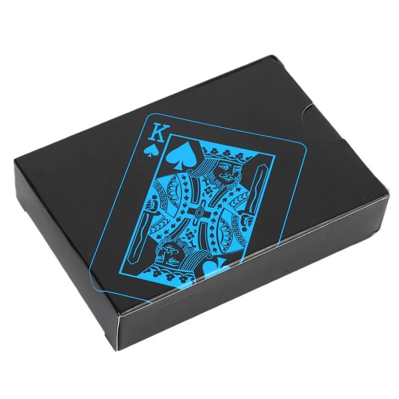 Новые креативные пластиковые игральные карты из ПВХ водонепроницаемые