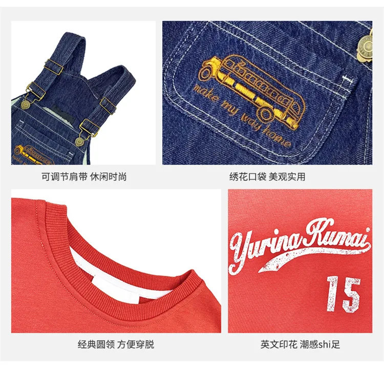 

Kids Girls Oversize Jeans Overalls 8 10 years 2021 Spring Auutumn Fashion Teen Girls Clothing