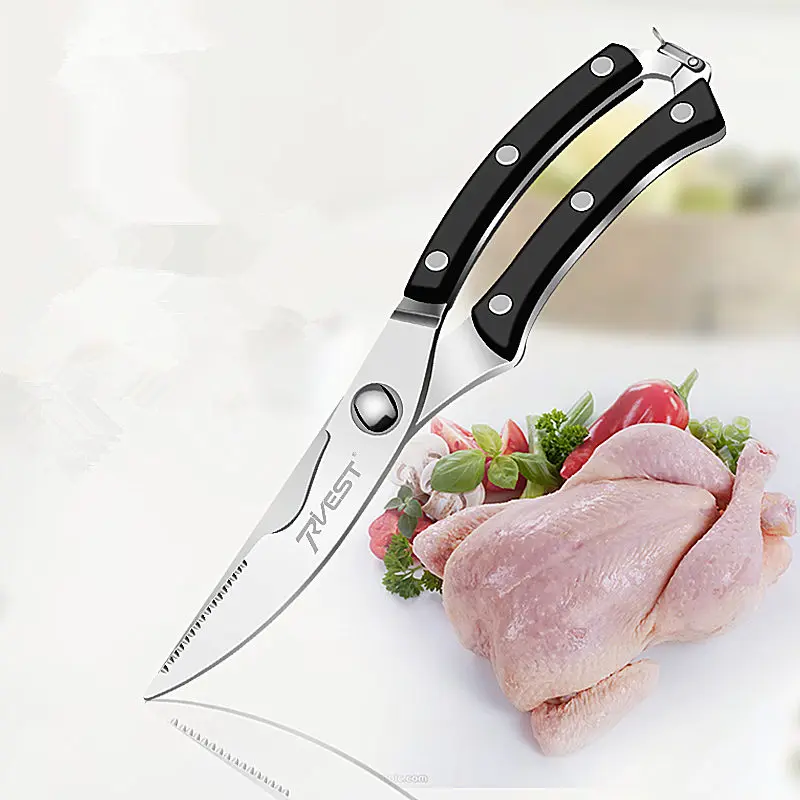 Абсолютно новые кухонные ножницы из нержавеющей стали Многофункциональные