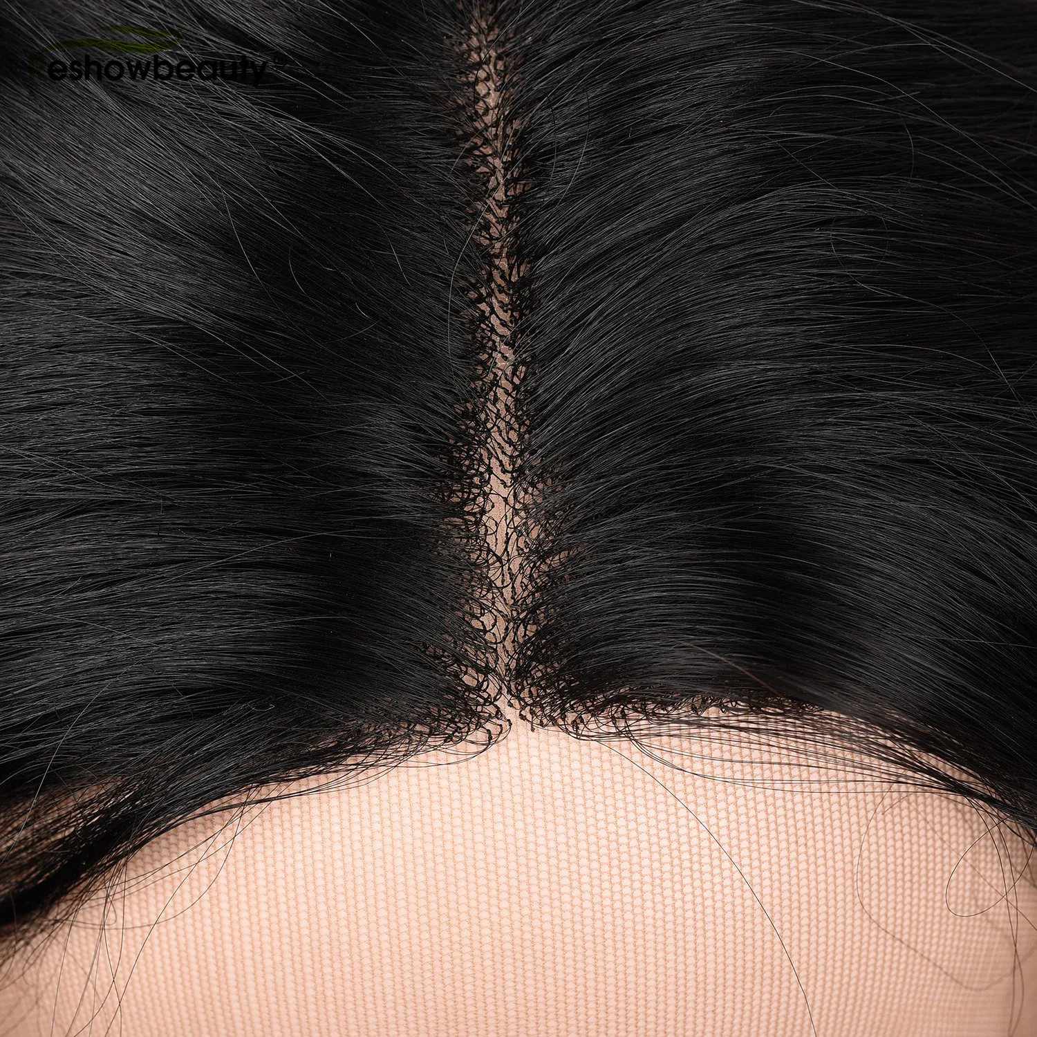 

Long Wavy Synthetic Type T Lace Wig for Women Heat Resistant Fiber Ombre Color Reshowbeauty 180% Density 28 Inches Middle Part