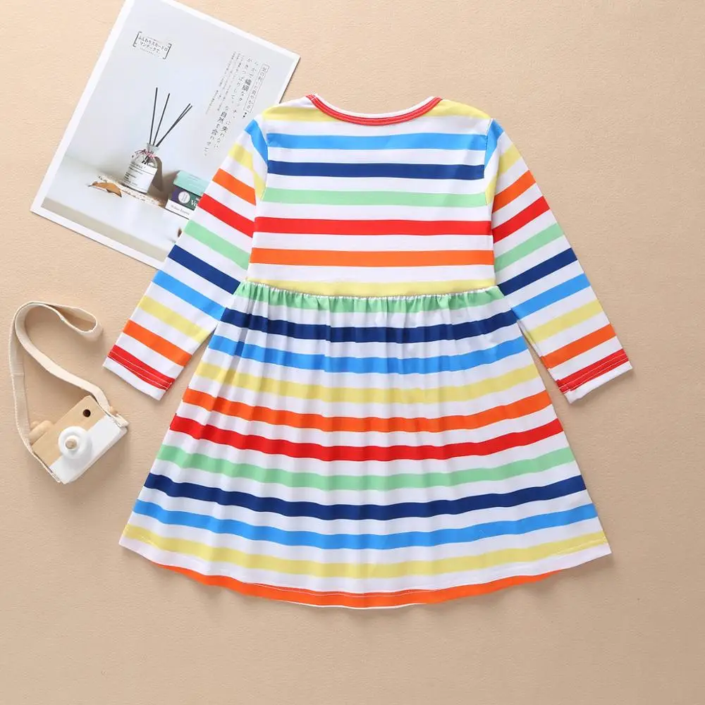 Новинка 2019 года модное осеннее милое платье принцессы с длинными рукавами и