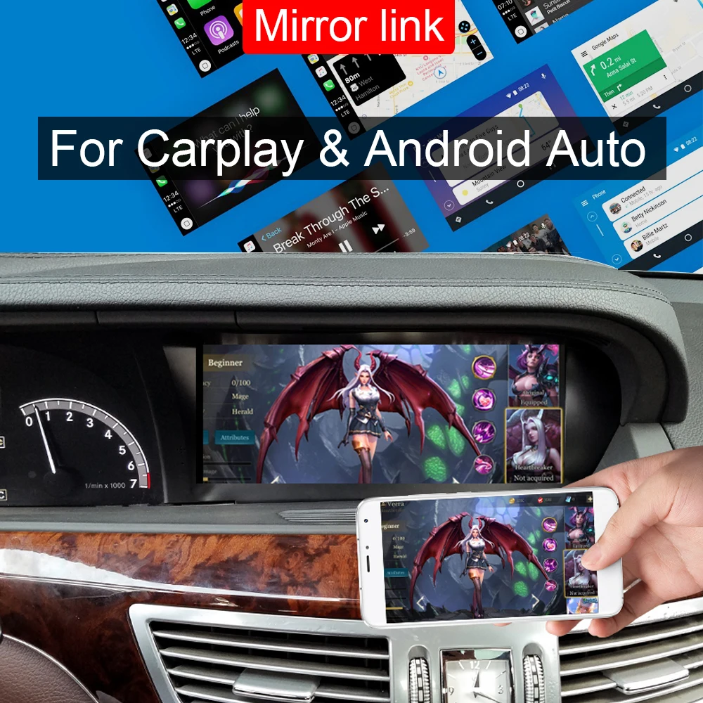 Автомобильный Android для Benz S Class W221 2010 ~ 2013 NTG правый руль RHD сенсорный GPS навигатор