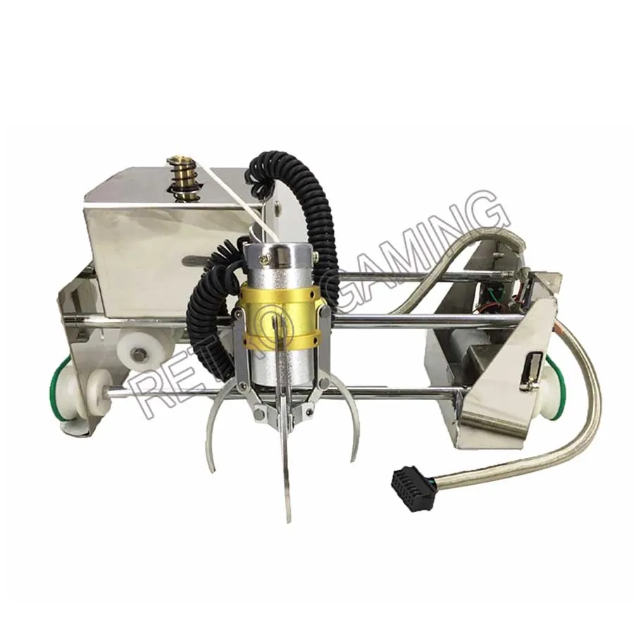 Verkaufen Mini Spielzeug Klaue Kran Spiel Maschine DIY Kit Mit Motherboard 25,7 Cm Gantry Netzteil Joystick LED Tasten Münzprüfer