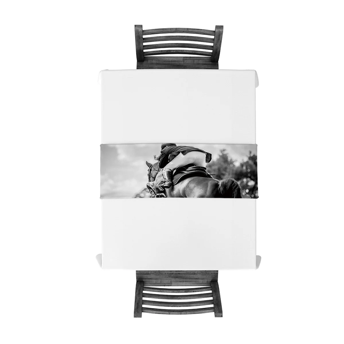 Конный конкурс настольная дорожка Настольный Флаг украшения для домашней